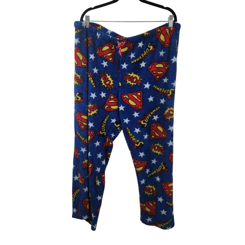 Superman Pajama Pants Womens Size XXL